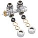 Robinet thermostatique radiateur angle équerre adaptateur cuivre 16mm