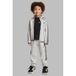 adidas Originals joggingpak met opstaande kraag - grijs