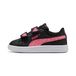 PUMA Baby Meisjes Smash 3.0 Hearty V INF Sneaker, Zwart-Magic Rose, 4 UK Kind