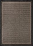 vidaXL Buitenkleed platgeweven 200x280 cm donkerbruin