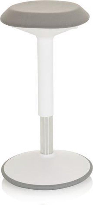 BALANCE SIT III W - Bureaustoel - Stof - Wit/Grijs