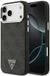 Guess Backcover hoesje voor Apple iPhone 17 Pro Max - HC Magsafe 4G PU With Triangle Logo SL - Zwart