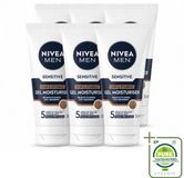 NIVEA MEN Sensitive Gezichtsgel Huid & Stoppelbaard - 50 ml - Grootverpakking - 6 Stuks