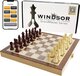 Windsor Schaakbord - 40 cm - Schaakset - Magnetisch - Hout - 8720726037426