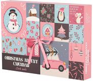 Apollo Sokken Adventskalender Kinderen - Meisjes - Kerst - 12 paar sokken - One size (31/36)