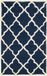 Safavieh Cambridge Collectie CAM312 Vloerkleed, Wol, Navy & Ivoor, 91 x 152 cm
