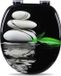 Bolt Edge Toiletbril - Kiezel print - Duroplast - Antibacterieel - Softclose - Universeel