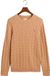 GANT Men Cotton Cable C-Neck Khaki Mel-XL