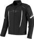 Rusty Stitches Pete motorfiets textieljas - Zwart/wit - Maat M