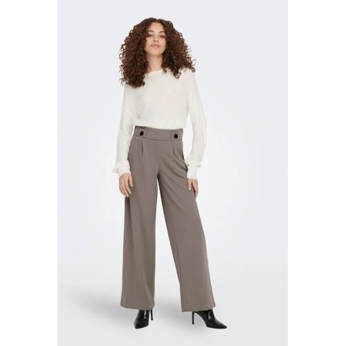 JDY High Waist Wide Leg Broek - JDYGEGGO - Roze