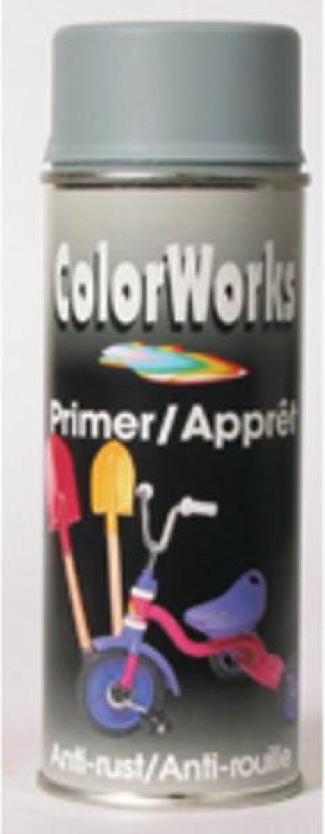 Motip Colorworks Primerspray - 400 ml - Wit