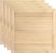 vidaXL Louvredeuren 4 st naturel 39,5 x 39,4 cm massief grenenhout