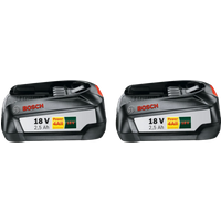 Bosch 18V 2,5 Ah Accu 2-pack