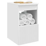 vidaXL Badkamerkast Wit 30 x 41 x 50 cm Bewerkt hout