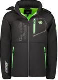 Canadian Peak Waterdichte jas Royauteak 068 Heren S Zwart/Groen Polyester