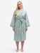 Cyberjammies Ochtendjas 'Grace' pastelblauw / zwart / offwhite