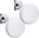 Maclean Lampe murale LED avec détecteur de mouvement - Capteur PIR, couleur blanc, 10 W, IP65, 1000 lm, couleur neutre, MCE525 W - 2 pièces