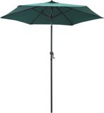 vidaXL Parasol 200x224 cm aluminium groen