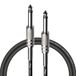 Stagg SGC15 1,5 m hoogwaardige telefoon-naar-telefoon-instrumentkabel, 1.5m, Zwart