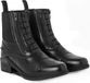 Horze Kingston lederen jodphurs met dubbele rits, dames, Black, 37