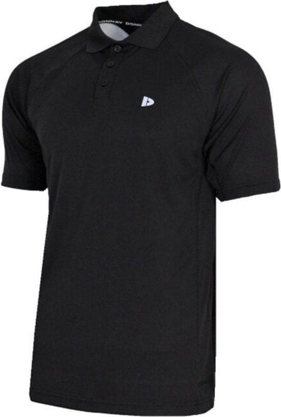 Donnay Sport Polo Björn Heren Zwart Maat M