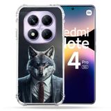Cokitec Versterkte hoes voor Xiaomi Redmi Note 14 Pro 5G Animal Wolf Business