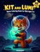 Kit and Lumi Space Coloring Book for Kids Ages 3-6