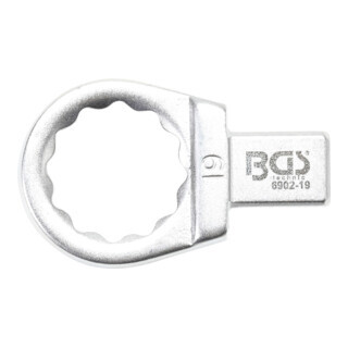 BGS technic BGS Insteek-ringsleutel | 19 mm | opname 9 x 12 mm Aantal:1