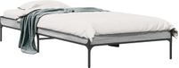 vidaXL Bedframe Grijs Sonoma 80 x 200 cm Bewerkt hout