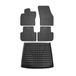 OMAC 7548YPS1-484 Ensemble de tapis de sol noir, Caoutchouc