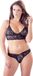 Cottelli Collection Lingerie Set met Kant en Voorsluiting - Maat L - Zwart