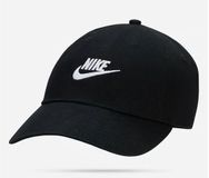 Nike Cap Club Futura - Zwart/Wit - Maat S/M