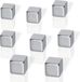 Sigel Be!Board magneten - 8 stuks - vierkant - Zilver
