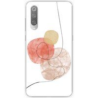 Xiaomi Mi 9 SE One line rood siliconen hoesje