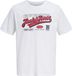 Jack & Jones Junior JACK&JONES JJELOGO TEE SS O-NECK 2 COL AW26 JNR Jongens T-shirt Wit Katoen Maat 176