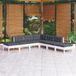 Maison Exclusive - Ensemble de jardin pour 7 personnes avec coussins, bois de pin blanc