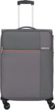 American Tourister Fun Cruise 4 wielen Trolley 68 cm - Zachte bagage - TSA slot - grey orange