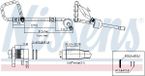 NISSENS Durite de climatisation basse pression Durite haute pression 841512 pour PEUGEOT 407 SW (6E) Aluminium