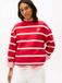 Tommy Hilfiger Dames Gebreide Trui Katoen/Polyester/Elastaan Rood XL