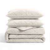Sleeptime 2 in 1 Velvet Dekbed zonder Overtrek Dekbed - Dekbed inclusief slopen - 200 x 200 - Beige