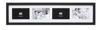 Deknudt Frames s66kc 4-15.0 x 20.0 fotolijst voor 4 horizontale foto's Zwart 92 x 24 x 2 cm