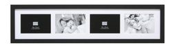 Deknudt Frames s66kc 4-15.0 x 20.0 fotolijst voor 4 horizontale foto's Zwart 92 x 24 x 2 cm