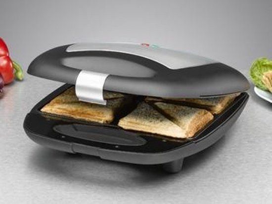 Rommelsbacher ST 1410 - Tosti-apparaat - 1400W - Zwart/Zilver