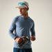Dare2B Agile wandelshirt met lange mouwen voor heren - Blauw - XXL