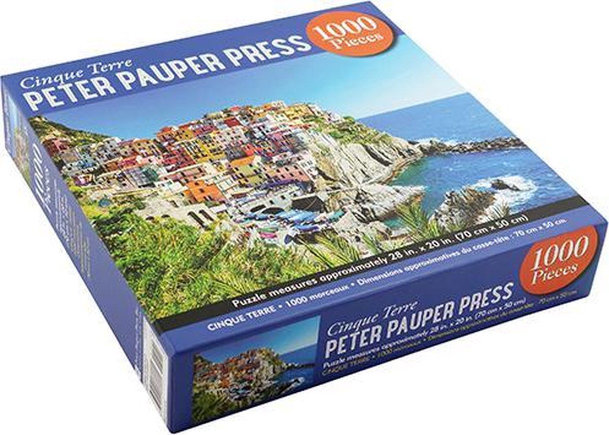 Peter Pauper puzzel - Cinque Terre Jigsaw (1000 stukjes) - 9781441333360
