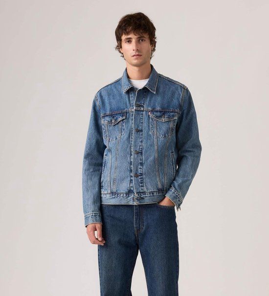Levi's Truckerjas Denim Blauw Maat L Heren