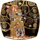 Goebel - Gustav Klimt | Decoratief bord De vervulling | Porselein - 21cm - met echt goud