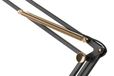 NORDIC LIVING Archi T1 Junior Lampe de Table Mat Noir/Or