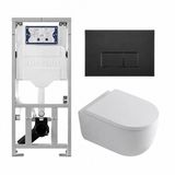 Geberit QeramiQ Dely Swirl Toiletset - Geberit