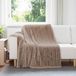 vidaXL Plaid Camel 200 x 150 cm Fleece